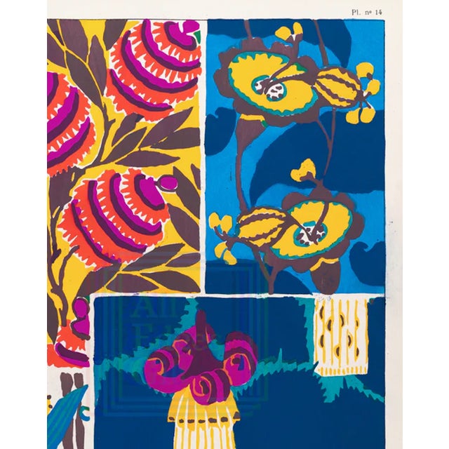 Art Deco Ea Seguy Suggestions Pour Étoffes Et Tapis, Plate 14 For Sale - Image 3 of 5