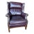 Sam Moore Vintage Deep Grape Color Chair With Nailhead Trim For Sale