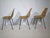 Set of three original Basket Chairs from the 1960s, designed by Gian Franco Legler. A typical mid-century design with...