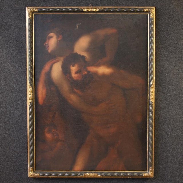 Mythological Scene with Hercules and Deianira, 1670, Oil on Canvas, Framed For Sale - Image 16 of 16