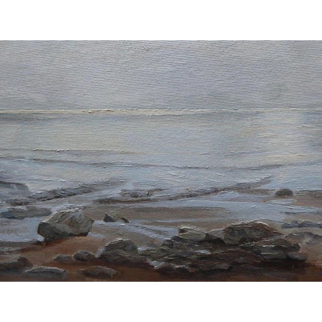 P. Campbell, Impressionist Marine of Beachy Head, 1979, Oil Painting For Sale - Image 11 of 14
