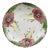 French Majolica Poppies Plate Luneville, Circa 1910 For Sale