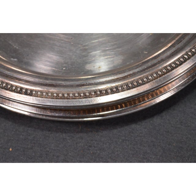 Metal Mid-19th Century C. Balaine Paris French Silver-Plated Wine Bottle Coasters - Set of Four For Sale - Image 7 of 7
