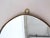 Italian Mid-Century Wall Mirror with Brass Frame and Glass, 1970s For Sale - Image 13 of 18