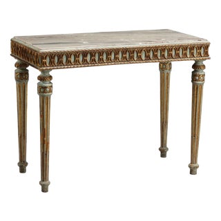 Neoclassical Gilded Coffee Table For Sale