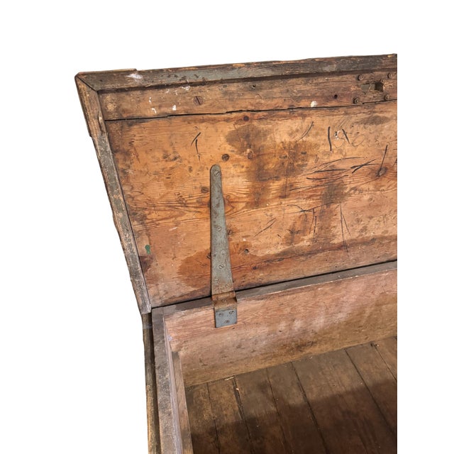 19th Century Antique Industrial Wooden Storage Chest from R. Morton & Co, Burton-on-Trent, 1890s For Sale - Image 5 of 11