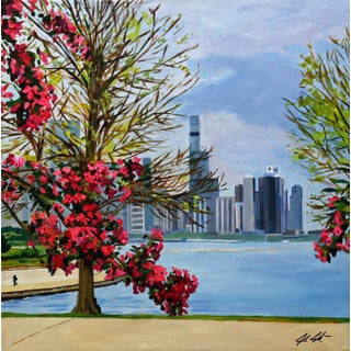 View From the Shedd- Original Painting For Sale