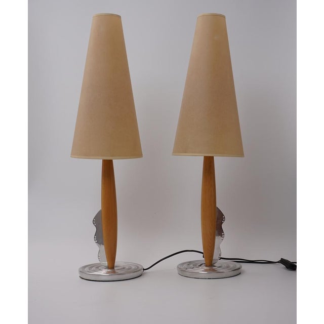 Two postmodern table lamps in the style of Borek Sipek by ArteLumen (Germany) from the 1990s. One is in very good...