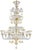 Gold Imperial Venetian "Rigadin" Murano Glass Chandelier With Gold Trimming For Sale - Image 8 of 8