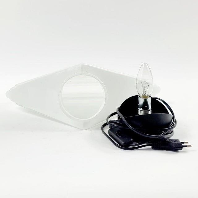 Black Large Murano Glass Table Lamp from Av Mazzega, Italy, 1970s For Sale - Image 8 of 9