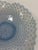 Vintage Blue Opalescent Hobnail Glass Bowl With Ruffled Rim For Sale - Image 4 of 4