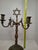 A defining artifact of 19th-century Eastern European metalwork, this monumental Shabbat candelabrum represents the...