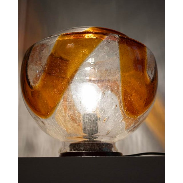 Vintage Murano Glass Table Lamp, 1970s For Sale - Image 4 of 8