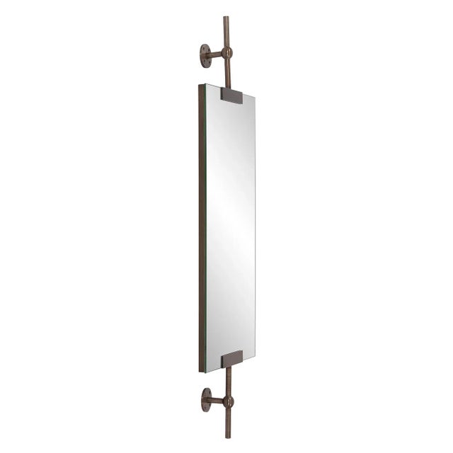 The Wexford Narrow Rectangle Mirror The vintage styling of late 1800's English bath mirrors were the inspiration for The...