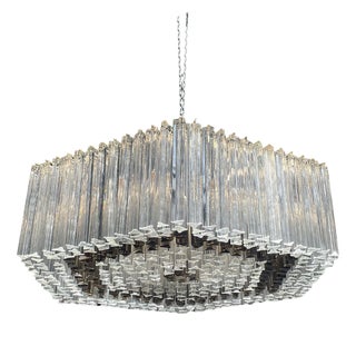 Mid-Century Modern Italian Murano Glass Pendant Light by Paolo Venini, 1950s For Sale
