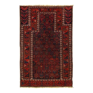 Pasargad DC Handmade Antique Afghan Baluch Rug For Sale