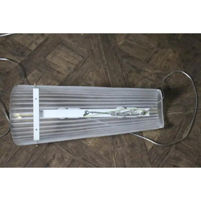 Large White Glass Sconces in the style of Petitot, 1990s, Set of 2 For Sale - Image 13 of 14