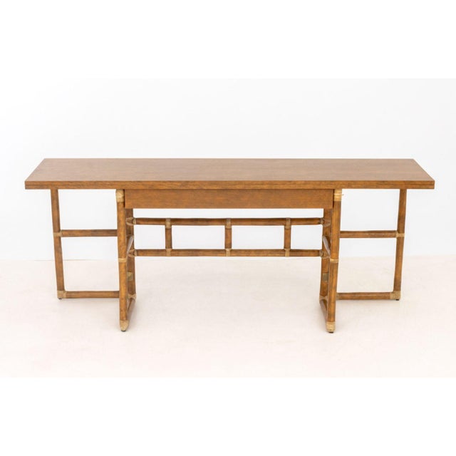 Lyda Levi X McGuire Company Gate Leg Console Table For Sale In New York - Image 6 of 11