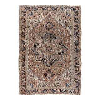 Vintage Heriz Rug 9'2 X 12'11 For Sale