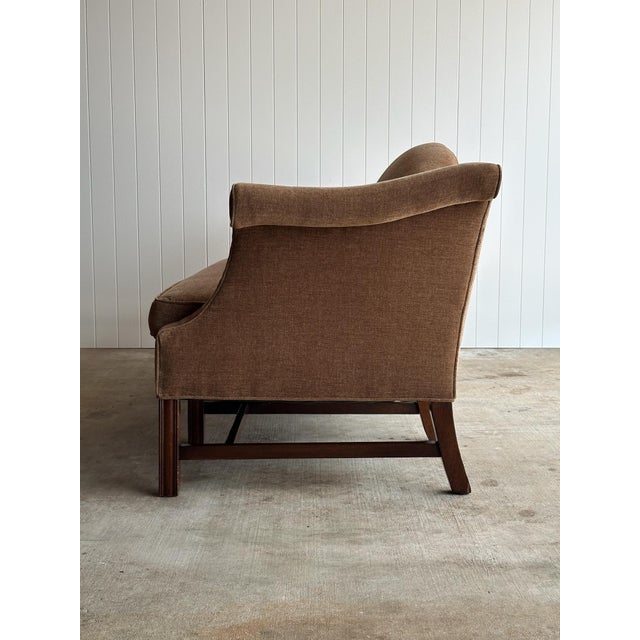 Vintage Chippendale-Style Camelback Sofa For Sale - Image 13 of 17