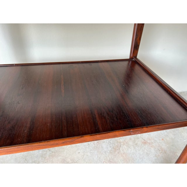 Swedish Teak Sliding Top Bar Cart or Tea Trolley by Yngve Ekström for Kallemo/ Sold For Sale - Image 10 of 12