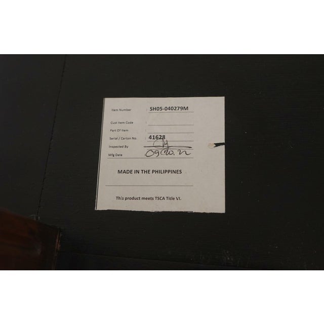 Scarborough House Leather Top Crotch Mahogany Games Table For Sale - Image 18 of 18