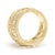 Early 21st Century 1ctw Diamond Filigree Wide Band, 18k Yellow Gold, Ring Size 5.5 For Sale - Image 5 of 6
