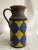 Italian 1960s Italian Painted Bicolor Pitcher/Jug For Sale - Image 3 of 10