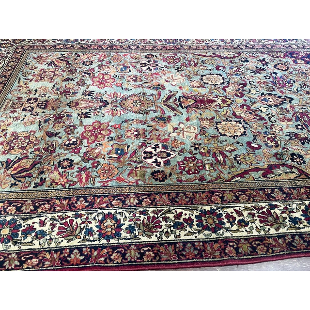 Antique Persian Isfahan Rug 4'4" X 6'11" Circa 1880 For Sale In Chicago - Image 6 of 10