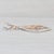 Modern 0.20ctw Diamond Pink Tourmaline Pendant 14k Rose White Gold For Sale - Image 3 of 6