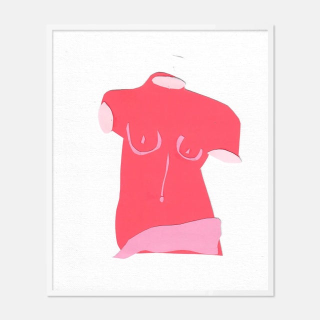 Contemporary Fair Lady 7 by Virginia Chamlee in White Framed Paper, Small Art Print For Sale - Image 3 of 3