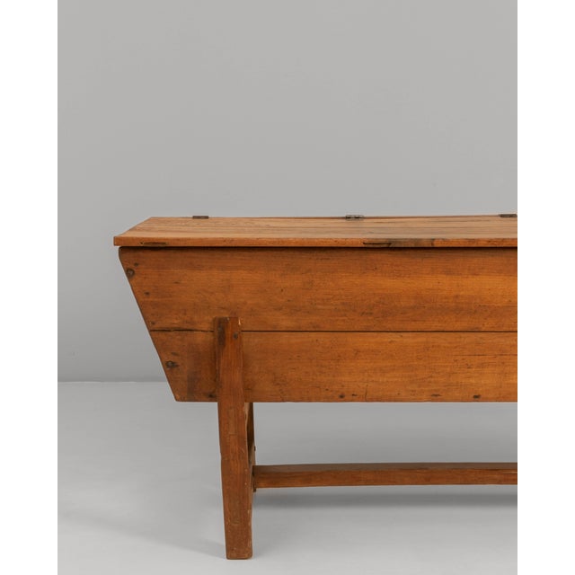 French Provincial 19th Century French Provincial Wooden Dough Bin on Stand For Sale - Image 3 of 18