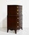 Mid Century Federal Style Mahogany Highboy Chest of Drawers For Sale In Chicago - Image 6 of 11