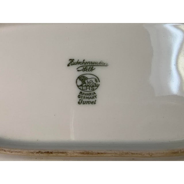 Add a touch of timeless European elegance to your home with this stunning vintage porcelain serving and vanity tray...