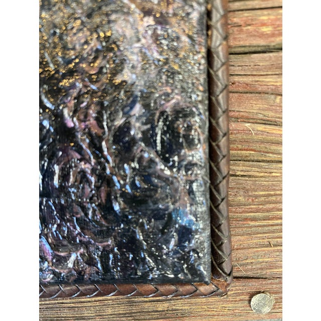 2020s Curley Boy~ Willie Britt, Original Acrylic Painting, "Curly Boy" Scrappy Young Bull Is Always Looking for Someone to Spar With. For Sale - Image 5 of 8