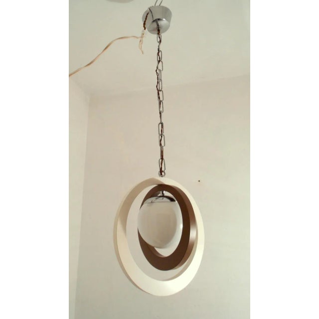 Space Age Italian Pendant Lamps, 1960s, Set of 2 For Sale - Image 3 of 8