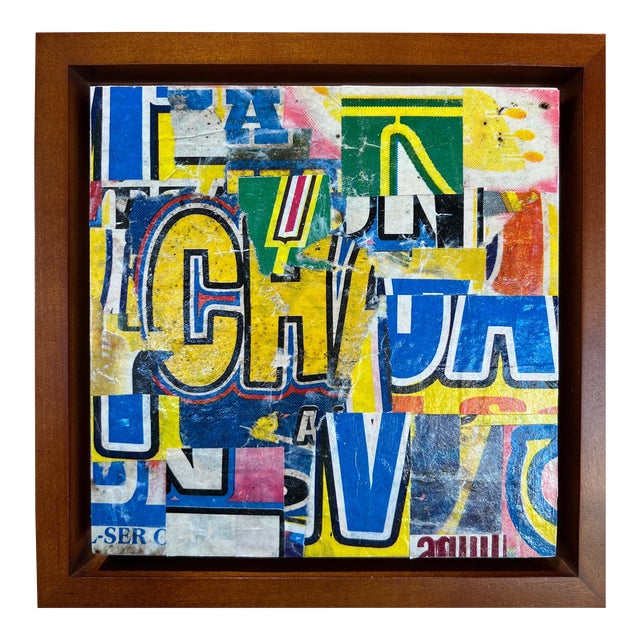 Cecil Touchon Collage on Panel Titled: PDP 1311 By Cecil Touchon 2023 For Sale