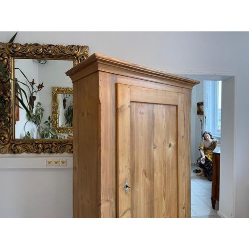 Farmhouse Biedermeier Cabinet in Softwood For Sale - Image 10 of 14