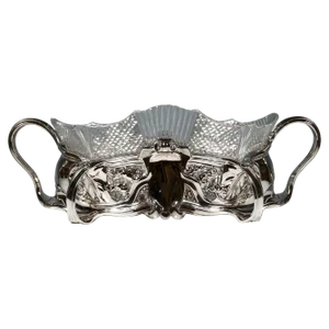 Art Nouveau Silver Planter by Bruckmann & Sons for Theodor Schallmayer, Germany, 1890s