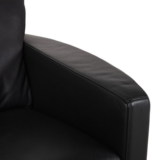 Black Leather 1200 Armchair from Rolf Benz For Sale - Image 4 of 15