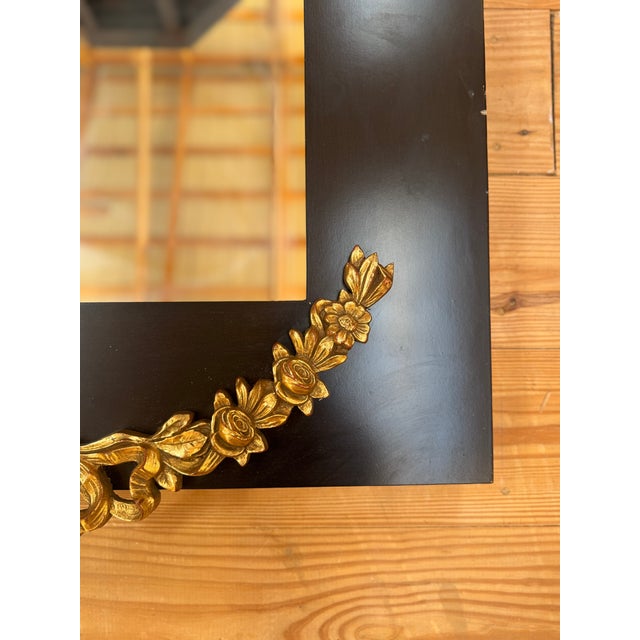 Italian LaBarge Gilt Swag Mirror For Sale - Image 9 of 17