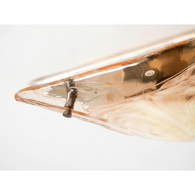 Large Triangular Murano Glass Ceiling Light from La Murrina, 1970s For Sale - Image 10 of 18