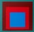 Bauhaus Josef Albers, Homage to the Square, Protected Blue, Screen Print For Sale - Image 3 of 5