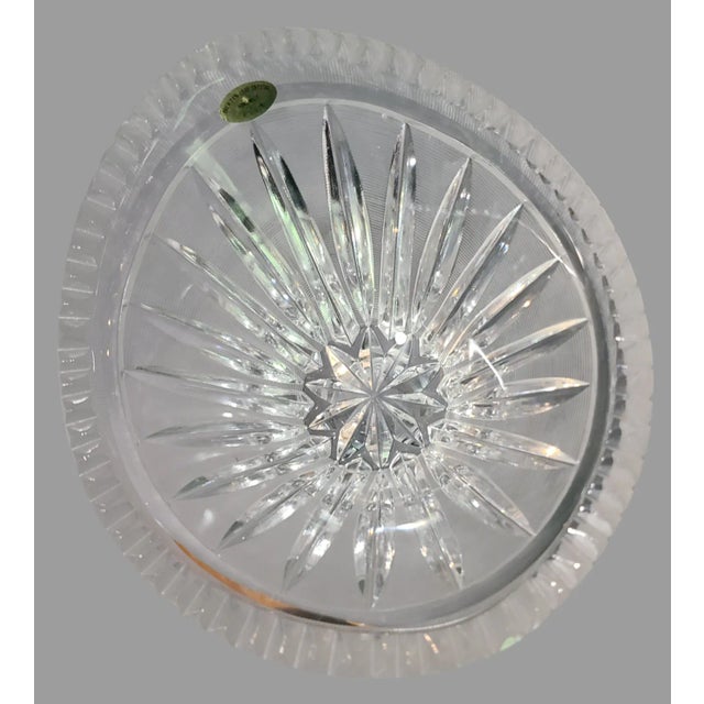 Transparent Vintage 24% Lead Crystal Candy Dish Bowl Hand Cut For Sale - Image 8 of 9