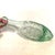 Victorian Late 19th Century R. Boucher Swansea Aqua Glass Torpedo Bottle For Sale - Image 3 of 12