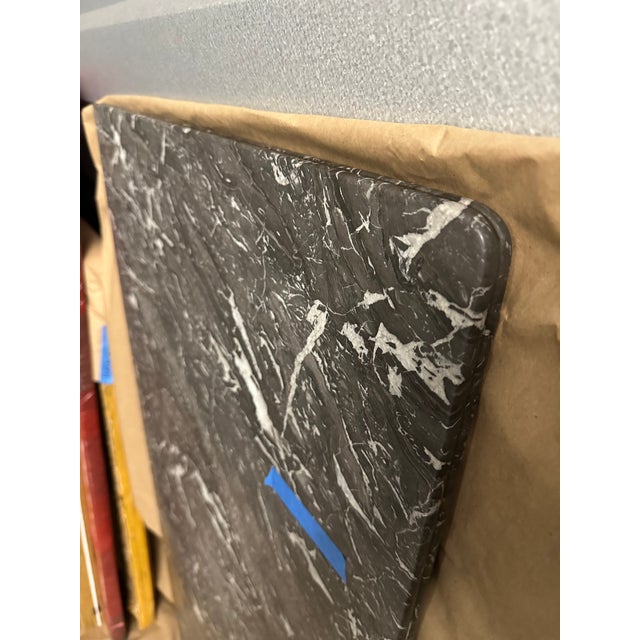 19th Century French Louis Philippe Walnut Commode With Marble Top and Pulls For Sale - Image 11 of 12