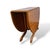 Brown Mid-Century Oval Drop Leaf Gateleg Dining Table in Teak from Morris of Glasgow, 1960s For Sale - Image 8 of 10