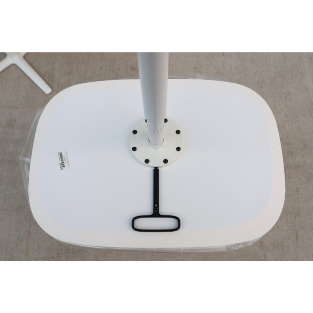 Modern Davis Furniture Lift Height Adjustable White Rectangle Occasional Table For Sale - Image 16 of 18
