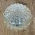 1970s Vintage White Porcelain and Glass Ceiling Light, 1970s For Sale - Image 5 of 13