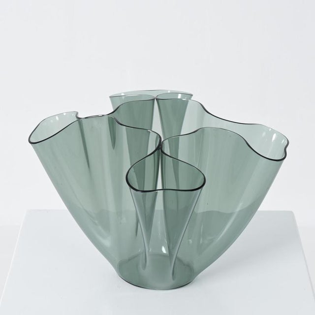 Brown Glass Cartoccio Vase by Pietro Chiesa for Fontana Arte, 1970s For Sale - Image 8 of 18